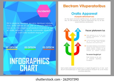 easy to edit vector illustration of business brochure design