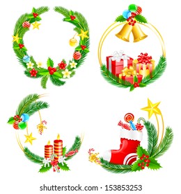 easy to edit vector illustration of Christmas decoration