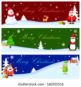 easy to edit vector illustration of Christmas Banner