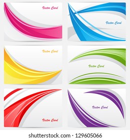 easy to edit vector illustration of colorful wavy background