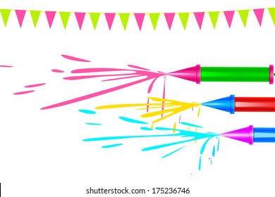 easy to edit vector illustration of colorful Hoil background