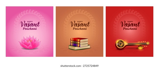 fácil de editar ilustração vetorial da Deusa Saraswati para vasant Panchami Puja da Índia