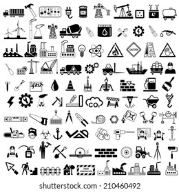 easy to edit vector illustration of industrial icon