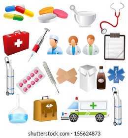 easy to edit vector illustration of medical object