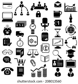 easy to edit vector illustration of office icon