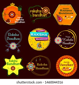 easy to edit vector illustration of Rakhi background for Indian festival Raksha bandhan celebration