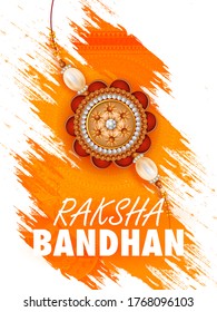 easy to edit vector illustration of Rakhi background for Indian festival Raksha bandhan celebration