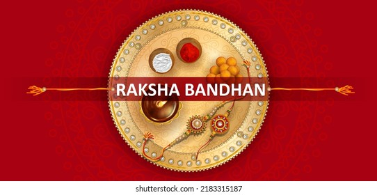 easy to edit vector illustration of Rakhi background for Indian festival Raksha bandhan celebration