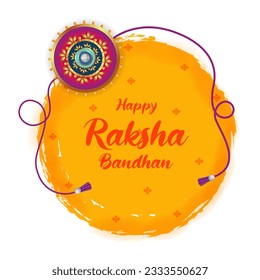 easy to edit vector illustration of Rakhi background for Indian festival Raksha bandhan celebration