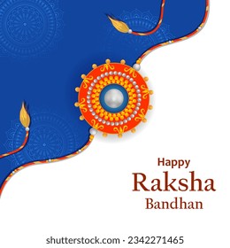 easy to edit vector illustration of Rakhi background for Indian festival Raksha bandhan celebration