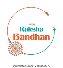 easy to edit vector illustration of Rakhi background for Indian festival Raksha bandhan celebration