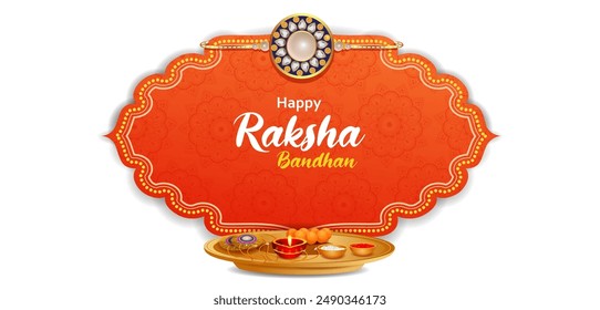 easy to edit vector illustration of Rakhi background for Indian festival Raksha bandhan celebration