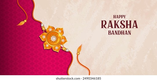 easy to edit vector illustration of Rakhi background for Indian festival Raksha bandhan celebration