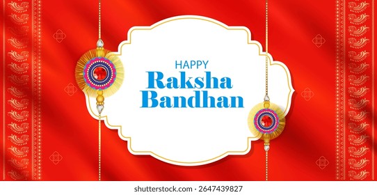 easy to edit vector illustration of Rakhi background for Indian festival Raksha bandhan celebration