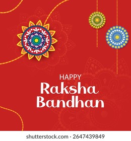 easy to edit vector illustration of Rakhi background for Indian festival Raksha bandhan celebration