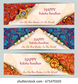 easy to edit vector illustration of Rakhi background for Indian festival Raksha bandhan celebration