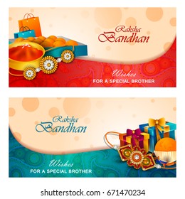 easy to edit vector illustration of Rakhi background for Indian festival Raksha bandhan celebration