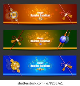 easy to edit vector illustration of Rakhi background for Indian festival Raksha bandhan celebration