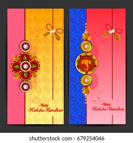 easy to edit vector illustration of Rakhi background for Indian festival Raksha bandhan celebration