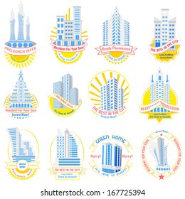 easy to edit vector illustration of real estate advertisment