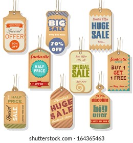 easy to edit vector illustration of sale and discount tag for promotion