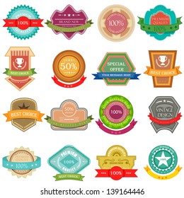 easy to edit vector illustration of selliing Tag