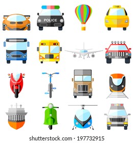 easy to edit vector illustration of transport icon