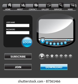 Easy to edit vector web element.