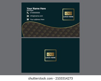 Easy Editable Business card template