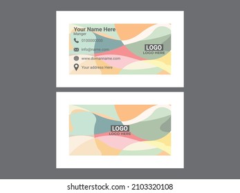 Easy Editable Business card template