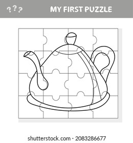 Easy educational paper game for kids. Simple kid application with Kettle. My first puzzle and coloring page