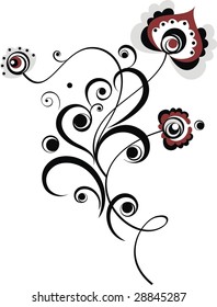 easy floral motive