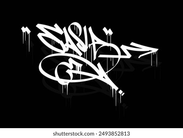 EASY graffiti tag style design