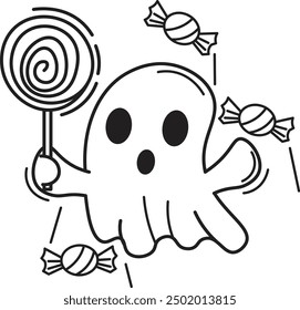 Fácil Halloween Bat hoja para colorear para los niños
