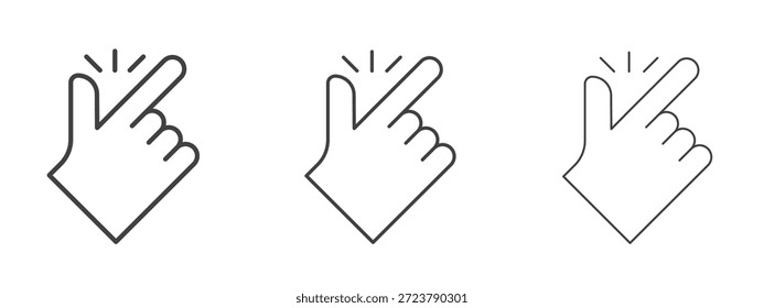 Icono fácil en estilo de doodle de arte de línea. Signo de contorno de trazo editable, eps 10