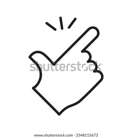 Easy icon Outline set in black and white color