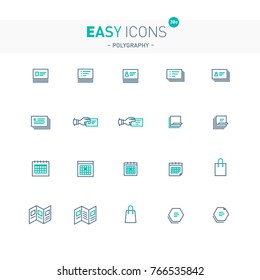Easy icons 38e Polygraphy