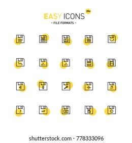 Easy icons 39d File formats