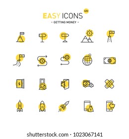 Easy icons 42d Gettng money