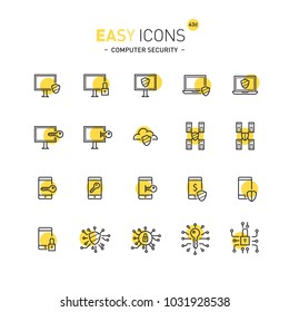 Easy icons 43d Computer security