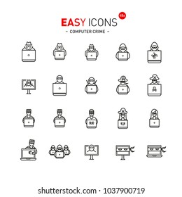 Easy icons 45a Computer crime