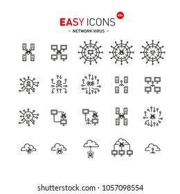 Easy icons 48a Network virus