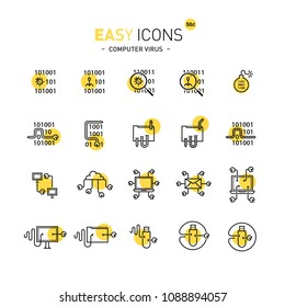 Easy icons 50d Computer virus