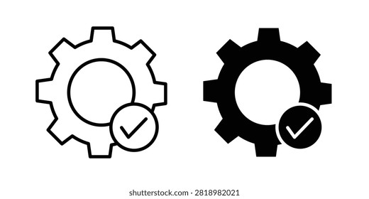 Easy installation icon vector design kit. EPS10.