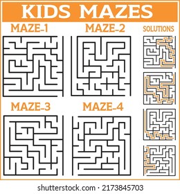 Easy Kids Mazes | activity for kids