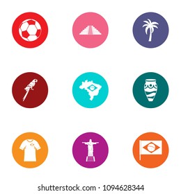 Easy Life Icons Set. Flat Set Of 9 Easy Life Vector Icons For Web Isolated On White Background