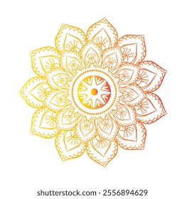 Easy Mandala Black and White Circle Outline - Mandala Coloring Pages for Adults and Kids - Simple Mandalas Artwork Vector