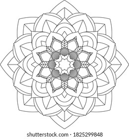 Un libro sencillo y sencillo para principiantes, adultos mayores y niños. Conjunto de motivos florales de Mehndi para el dibujo y tatuaje de Henna. Decoración de estilo étnico oriental, indio.