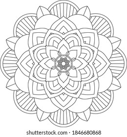 mandala drawing for beginners