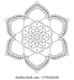 Download Easy Adult Coloring Pages High Res Stock Images Shutterstock